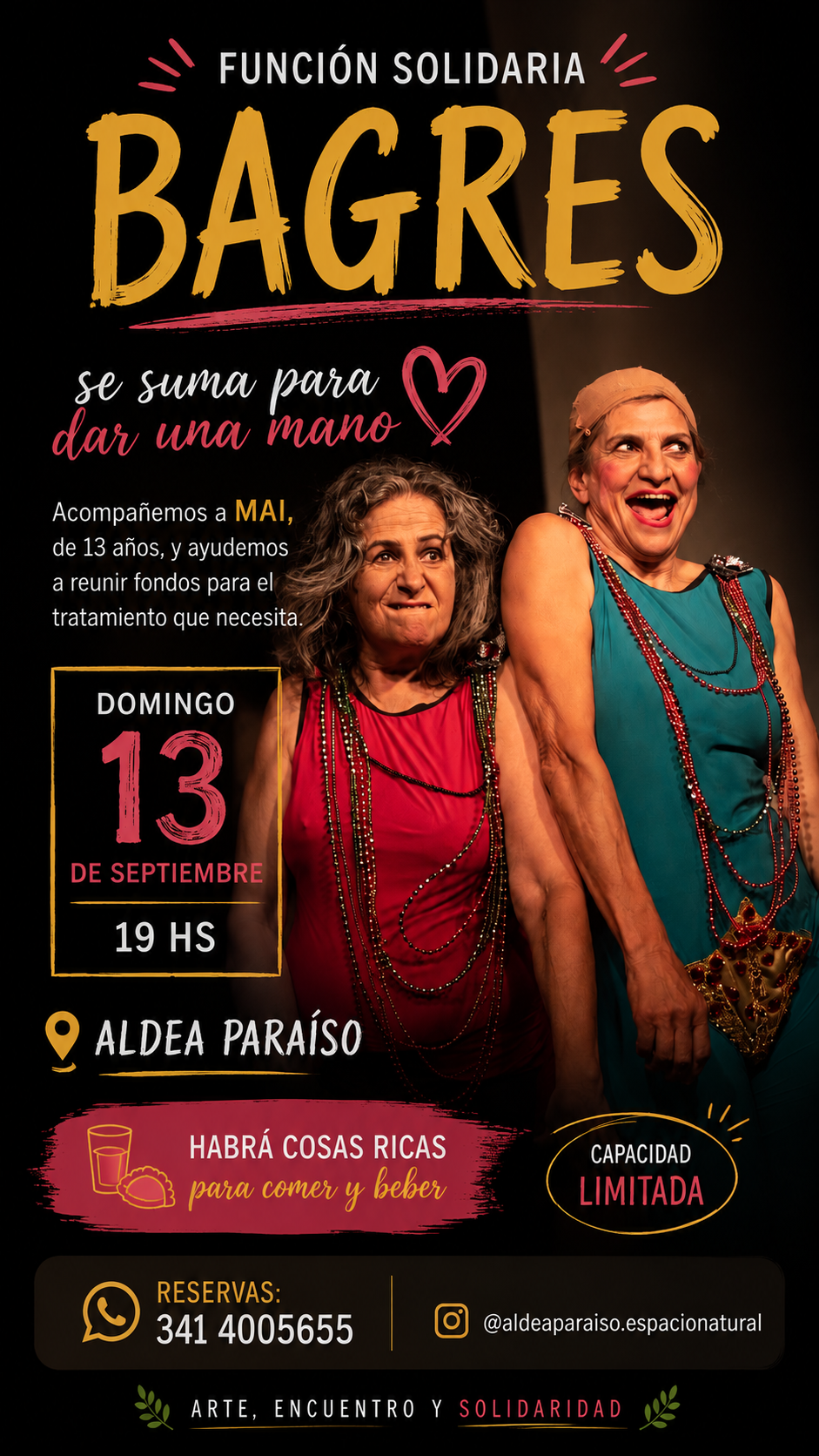🐟 BAGRES SE SUMA A UNA FUNCIÓN SOLIDARIA